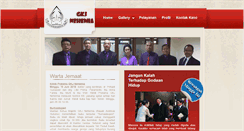 Desktop Screenshot of gkjnehemia.net